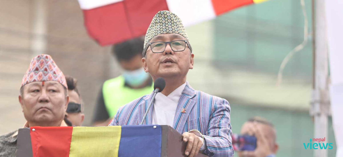 दुर्गा प्रसाईंलाई घटनास्थलबाट उन्मुक्ति दिँदै नेतालाई हिरासत पठाएकोप्रति लिङ्देनको विरोध