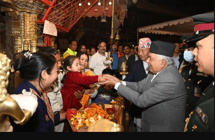 राष्ट्रपतिले गरे सेतो मच्छिन्द्रनाथको दर्शन
