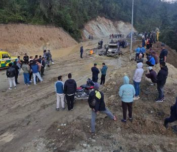 पाथीभरा दर्शनका लागि गइरहेको गाडीमा आगलागी : चार जनाको मृत्यु, दुई घाइते