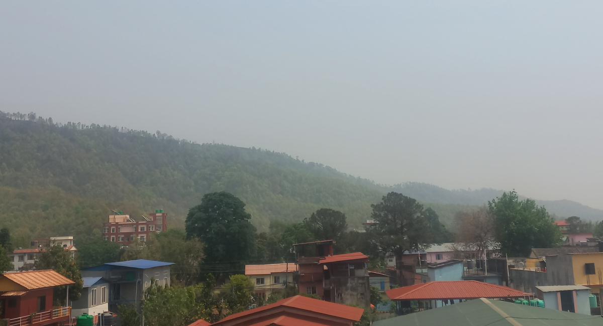 डढेलोको कारण हेटौँडामा वायु प्रदूषण बढ्दै