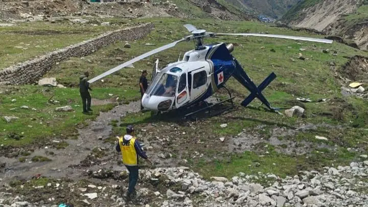 केदारनाथमा हेलिकोप्टर दुर्घटना, पछाडिको भाग भाँचियो