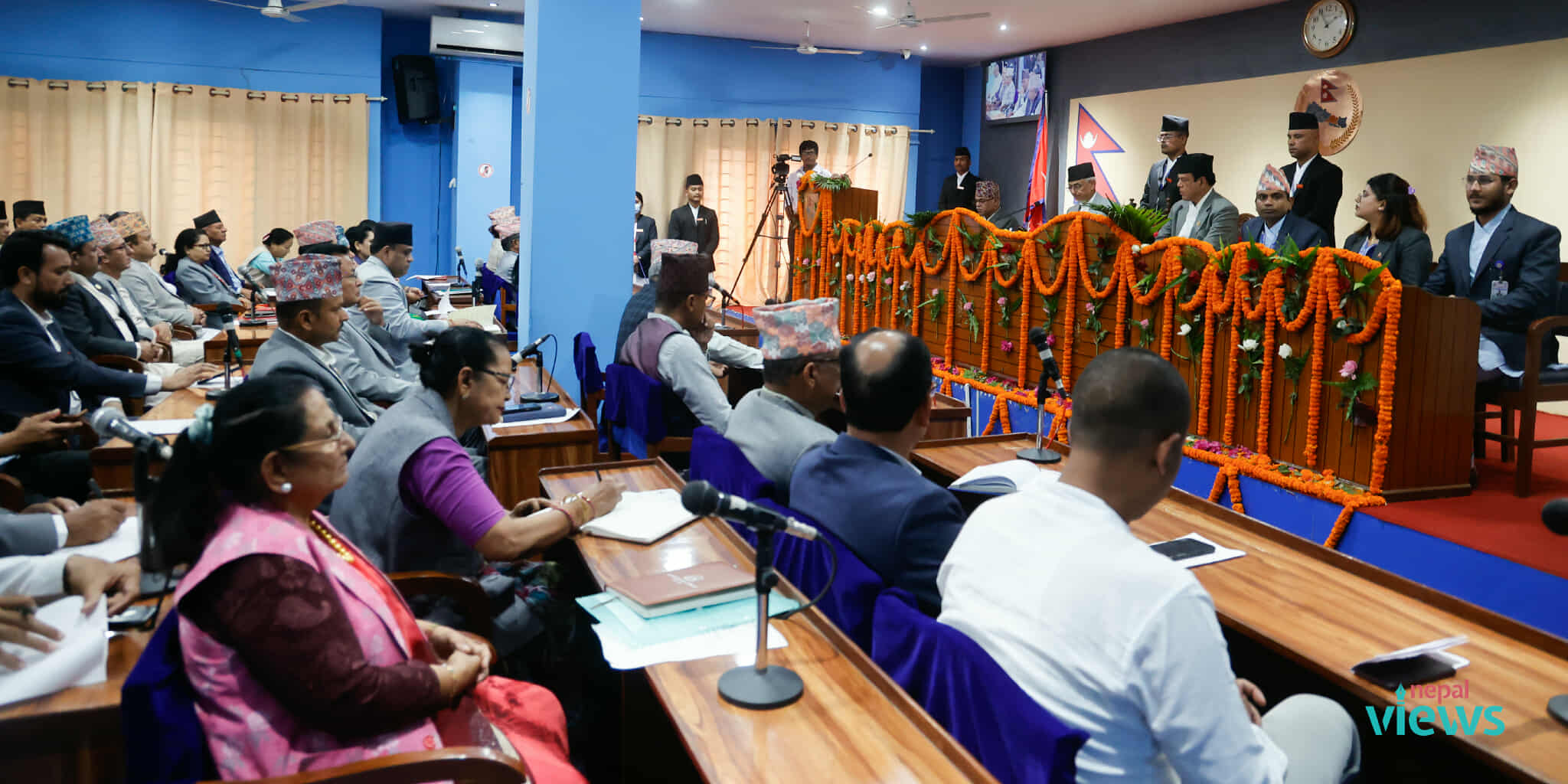 बागमती प्रदेशको नीति तथा कार्यक्रम प्रस्तुत गर्दा जे देखियो…(तस्वीरहरू)