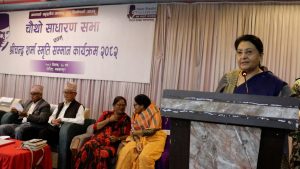 पूर्वराष्ट्रपति भण्डारी भन्छिन्- व्यवस्था परिवर्तन भए पनि जनताको अवस्था सुधार भएन