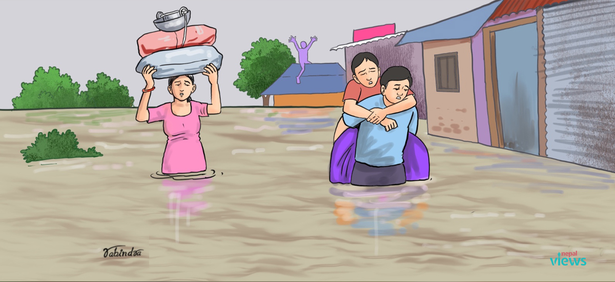 मनसुनको एक महिना : ६७४ घटना, ३१ जनाको मृत्यु