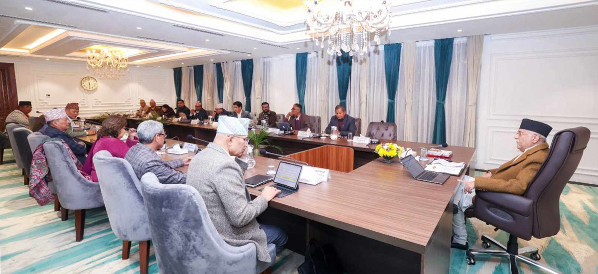 मन्त्रिपरिषद् बैठक बस्दै