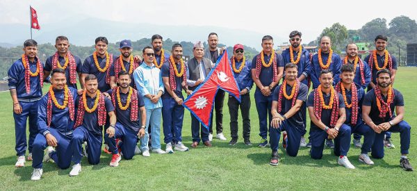 स्कटल्यान्ड जान लागेको नेपाली टोलीलाई क्यानको बिदाइ (तस्वीरहरू)
