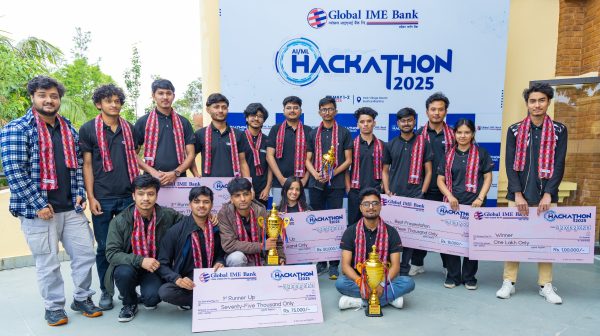 ग्लोबल आइएमई बैङ्कको ह्याकाथन प्रतियोगिता सम्पन्न, ‘टिम क्याल्कुलस’ प्रथम