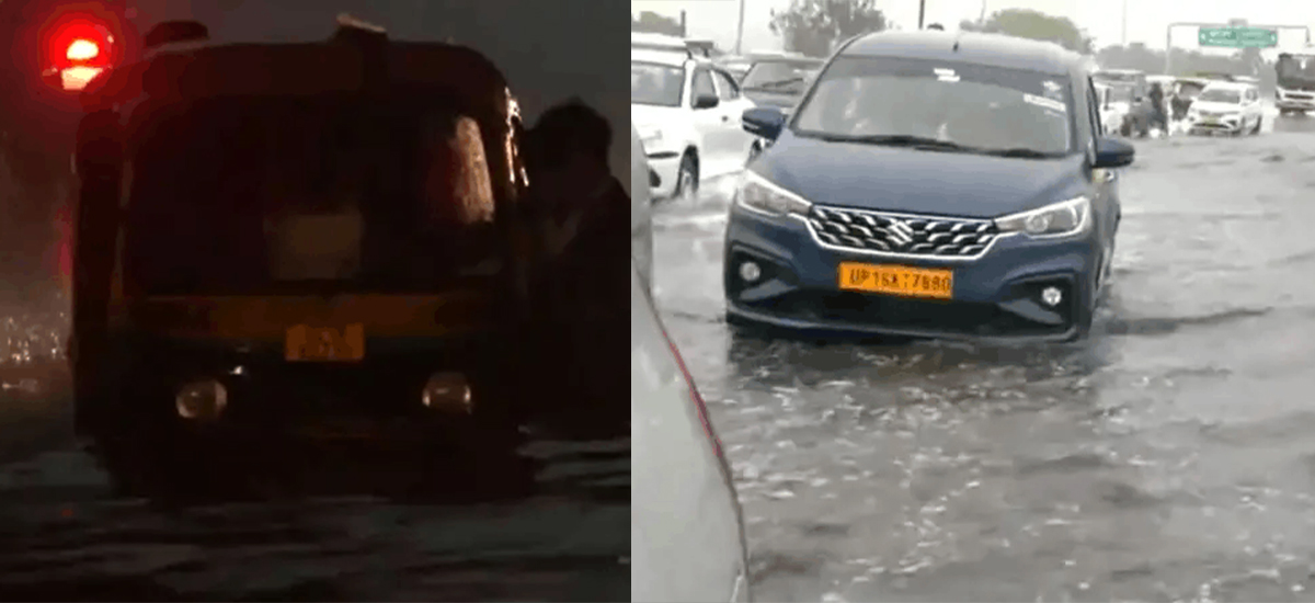 दिल्लीमा भारी वर्षा : १०० भन्दा बढी उडान अवरुद्ध, घर भत्किएर ४ जनाको मृत्यु