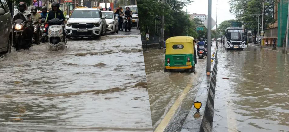 बेङ्गलोरमा भारी वर्षा, अधिकांश क्षेत्र डुबानमा (पाँच तस्वीरसहित)