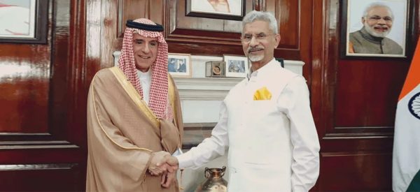 साउदीका विदेश राज्यमन्त्रीसँग भारतीय विदेशमन्त्रीको भेट : आतंकवादसँग दृढतापूर्वक लड्ने विचार साझा