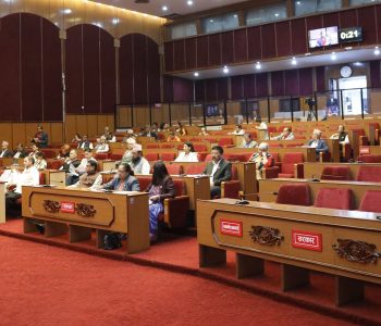 राष्ट्रियसभाबाट नीति तथा कार्यक्रम पारित