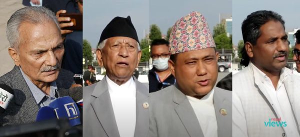नीति तथा कार्यक्रममा सत्तारुढ सांसदकै प्रतिक्रिया : टेबुल ठोक्नेगरी आएन