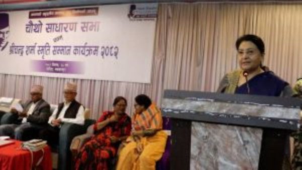 पूर्वराष्ट्रपति भण्डारी भन्छिन्- व्यवस्था परिवर्तन भए पनि जनताको अवस्था सुधार भएन