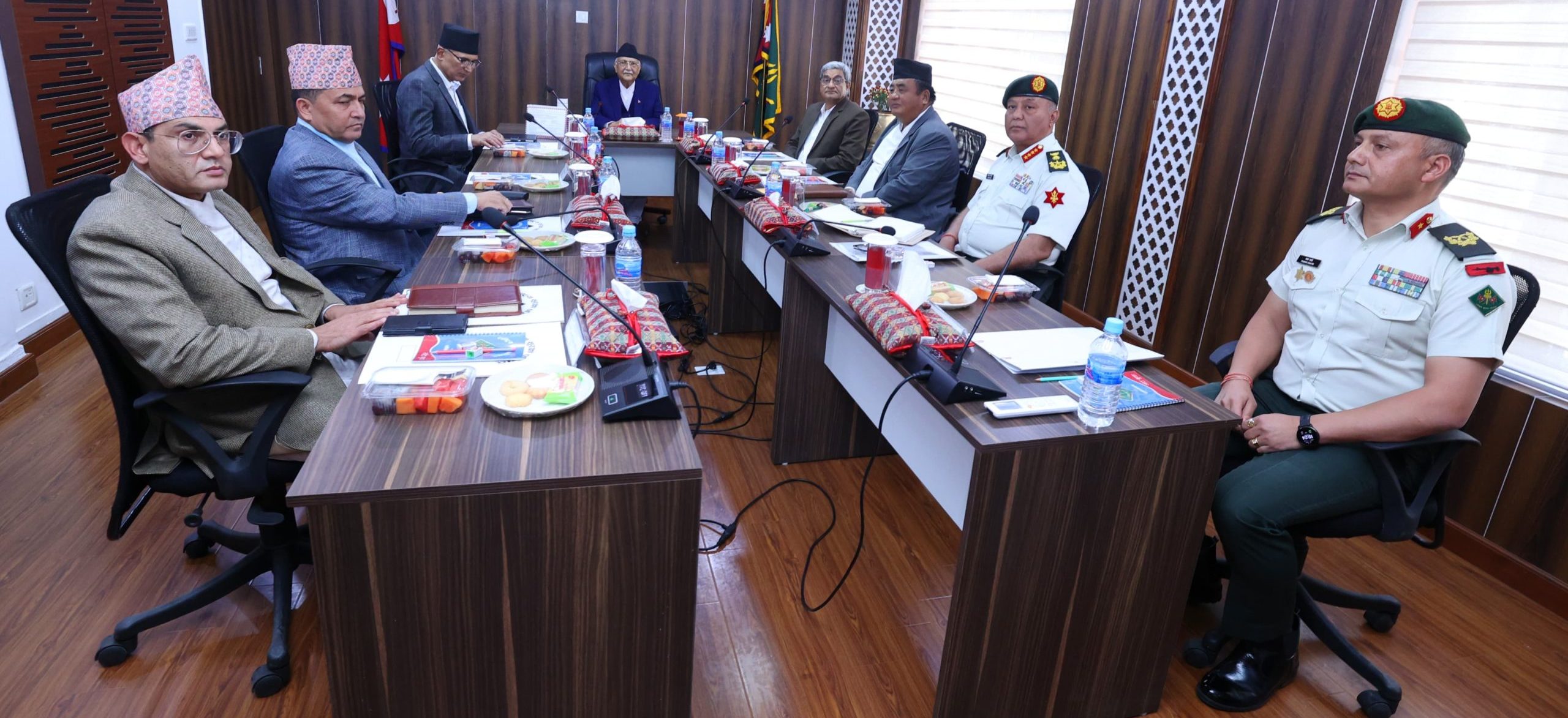 सिंहदरबारमा सुरक्षा परिषद्को बैठक