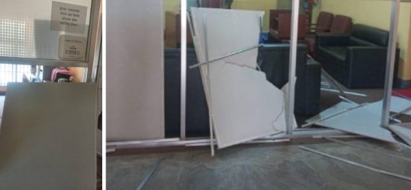 त्रिवि उपकुलपतिको कार्यकक्षमा नेविसंघको तोडफोड