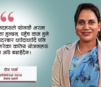 ‘मागे जति बजेट पाइँदैन, तर पहल त गर्नुपर्‍यो’