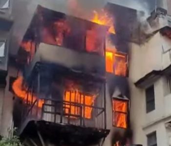 काठमाडौंको मखनटोलमा आगलागी