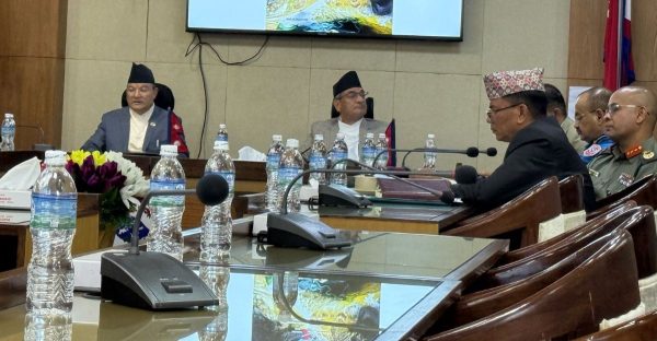 हुम्लाको बाढीपहिरो प्रभावित क्षेत्रमा तत्काल राहत उपलब्ध गराउन गृहमन्त्रीको निर्देशन