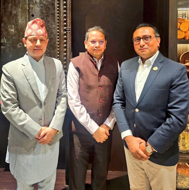 रास्वपा उपसभापति वाग्ले र भाजपा विदेश विभाग प्रमुखबीच भेट