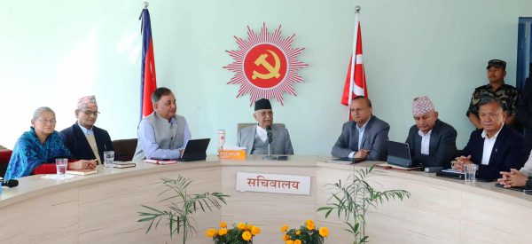एमाले सचिवालय बैठक जारी