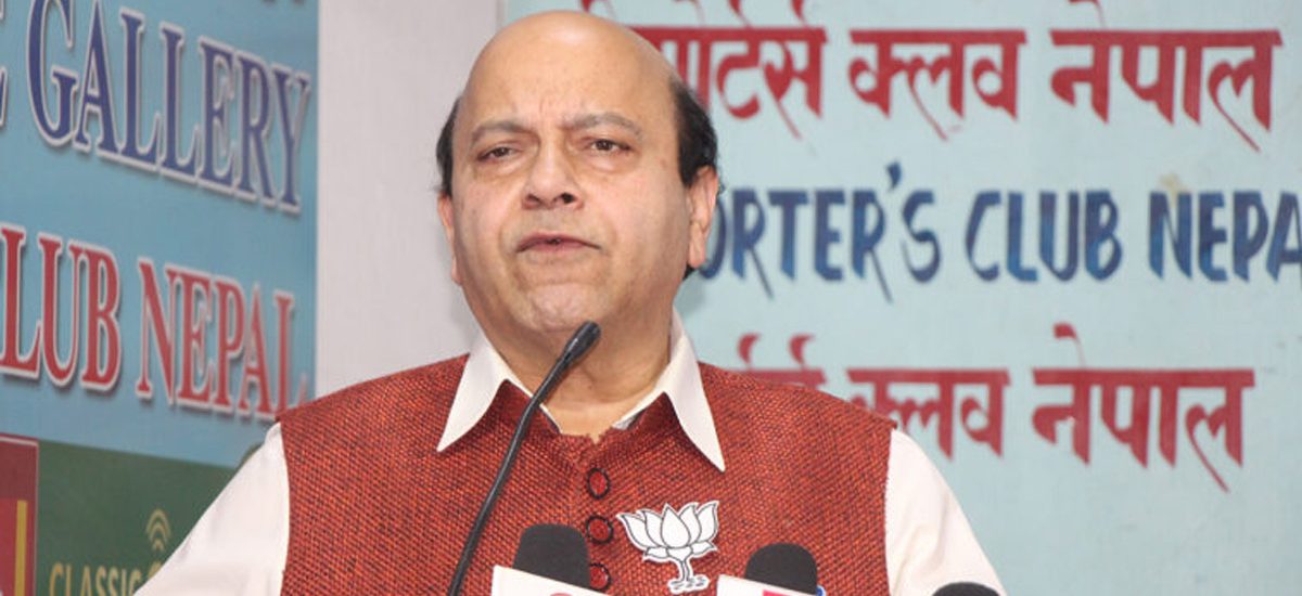 नेपाल र भारतबीचका सबै समस्या वार्ताबाट समाधान गर्नुपर्छ : भाजपा नेता जोली