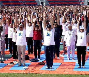 भारतीय दूतावासको पहलमा विभिन्न शहरमा मनाइयो योग दिवस