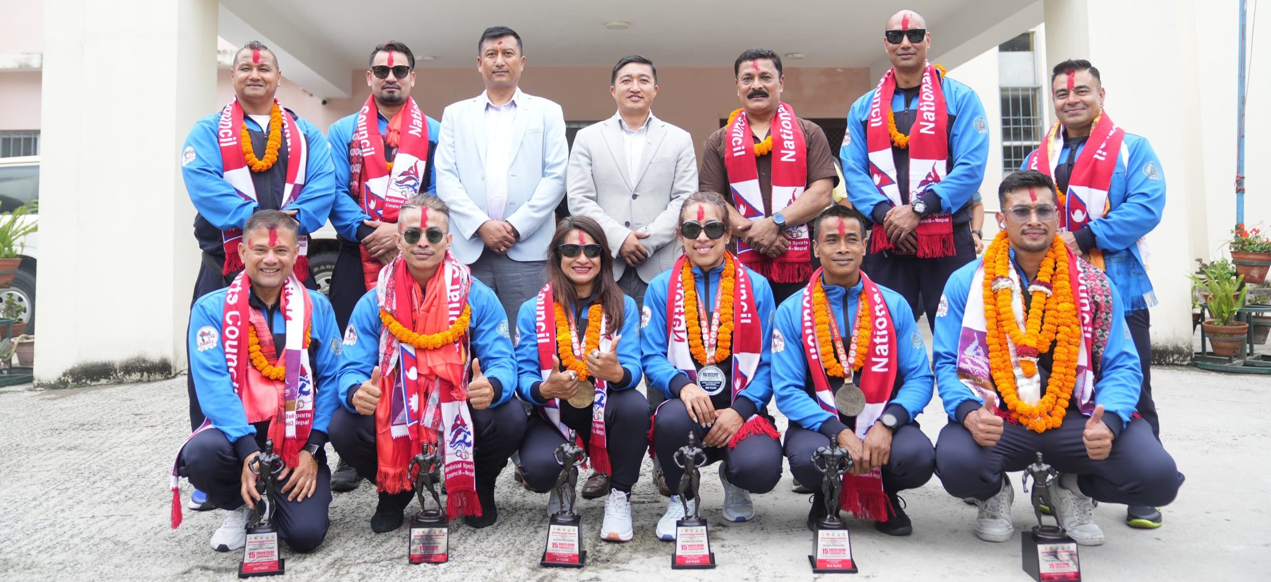 शारीरिक सुगठन टोलीलाई राखेपको स्वागत