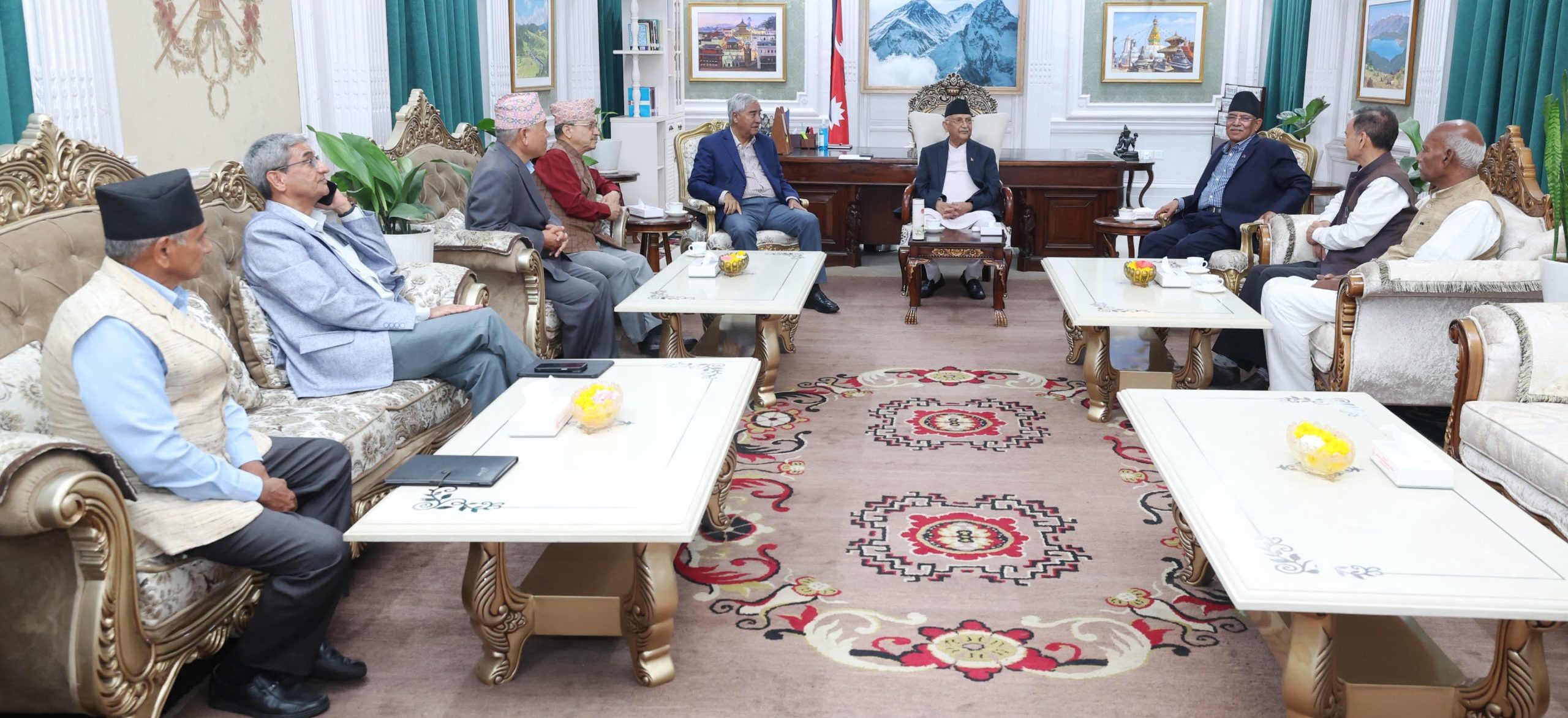 संसद् अवरोध हटाउन ओली- देउवाले गरे  प्रचण्डलाई आग्रह, माओवादीले दिएन कुनै जवाफ