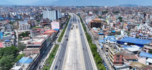 अन्तिम चरणमा ग्वार्को फ्लाइओभरको काम (तस्वीरहरू)