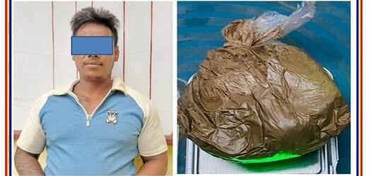 बाँकेमा ब्राउन सुगरसहित एक व्यक्ति पक्राउ