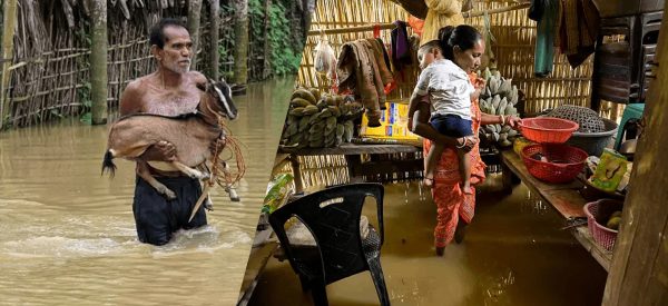 आसाममा बाढीले १२ सयभन्दा बढी गाउँ डुबानमा, मृतकको संख्या १२ पुग्यो