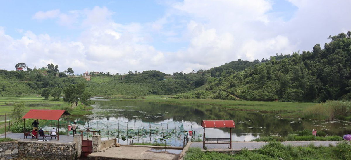 संरक्षणको अभावमा पोखराको गुँदे ताल (तस्वीरहरु)