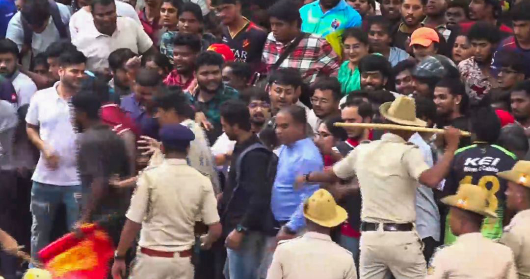 बेंगलोरको ‘भिक्ट्री सेलिब्रेसन’मा भागदौड, कम्तीमा १० जनाको मृत्यु