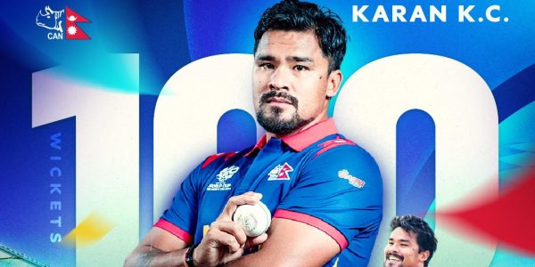 करण बने टी–२० मा १०० विकेट लिने दोस्रो नेपाली खेलाडी