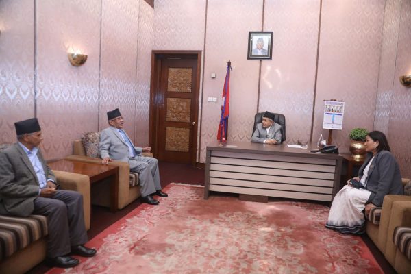 संसद्को अवरोध हटाउनेबारे सभामुखले गरे प्रमुख प्रतिपक्षी दलका नेतासँग छलफल