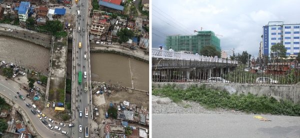 पप्पु कन्स्ट्रक्सनले १२ वर्षमा पनि बनाउन नसकेका तीनकुने र टेकु पुल (तस्वीरहरू)