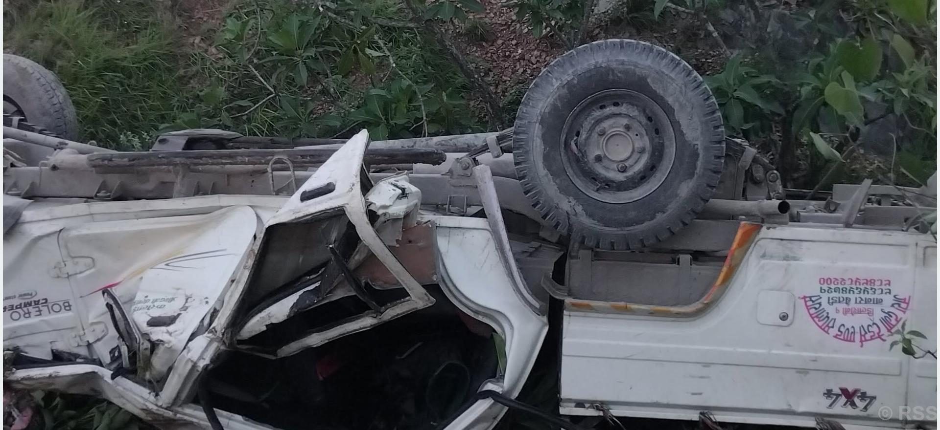बैतडीमा जिप दुर्घटना हुँदा दुई जनाको मृत्यु, छ घाइते