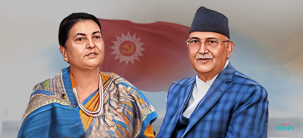 एमालेमा फर्किएसँगै संस्थापनलाई विद्या भण्डारीका ३ काउन्टर