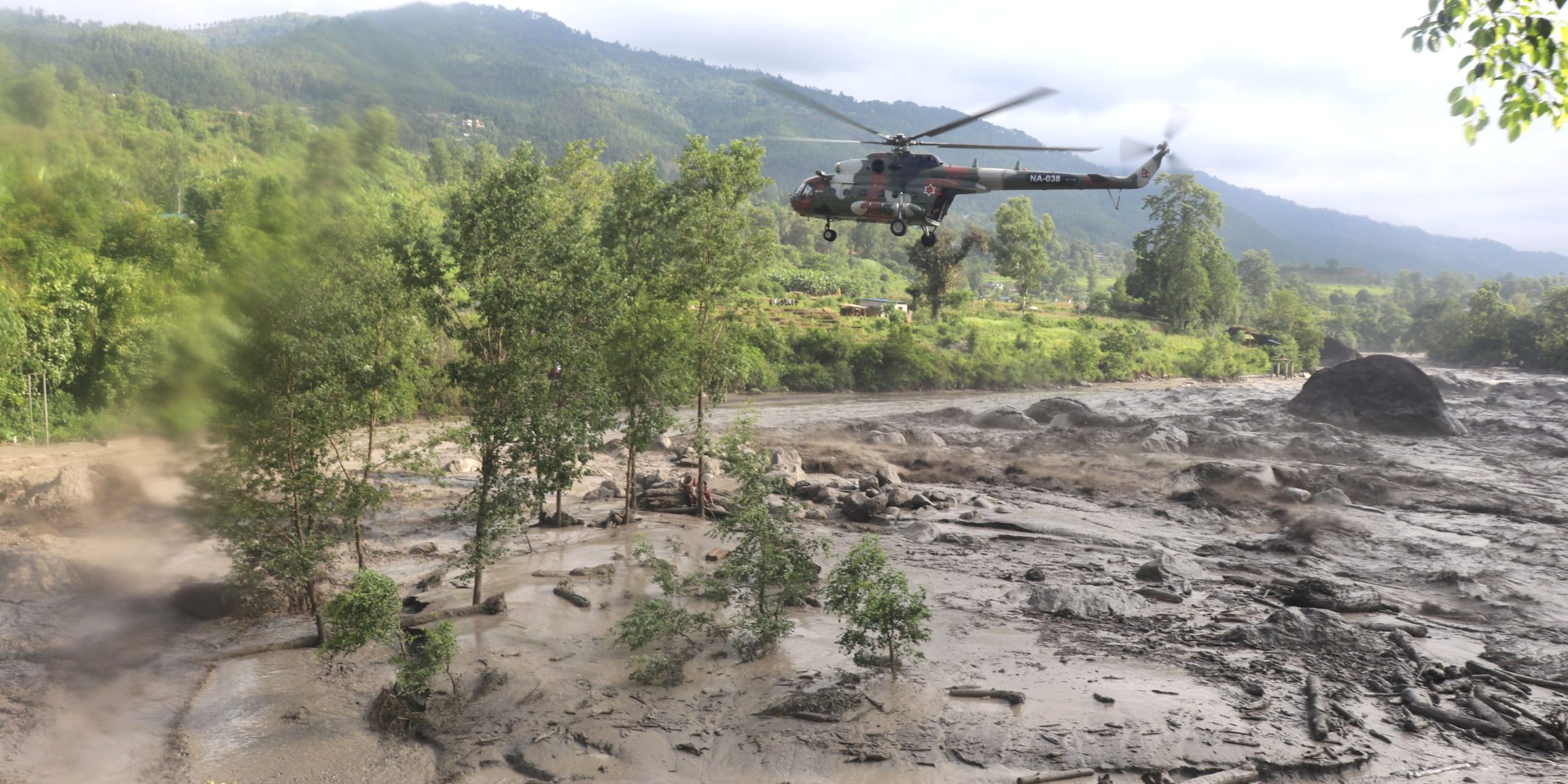 रसुवा बाढी : अहिलेसम्म ५७ जनाको उद्धार