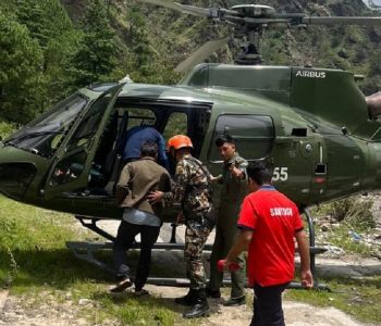 रसुवागढी जलविद्युत् आयोजनामा फसेका २३ जनाको उद्धार