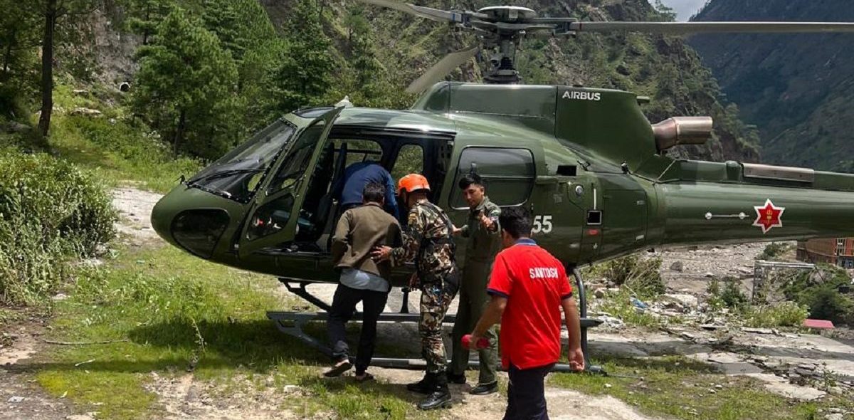 रसुवागढी जलविद्युत् आयोजनामा फसेका २३ जनाको उद्धार