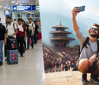 नेपाल आउने पर्यटकभन्दा विदेश जाने नेपाली बढी खर्चालु